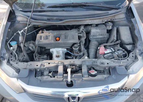 2012 Honda Civic Hf from USA, damaged, VIN 2HGFB2F69CH574013